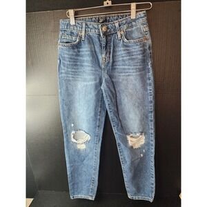 Forever 21 Kids Girls Boyfriend Jeans, Light Wash, Size 9/10 C2
